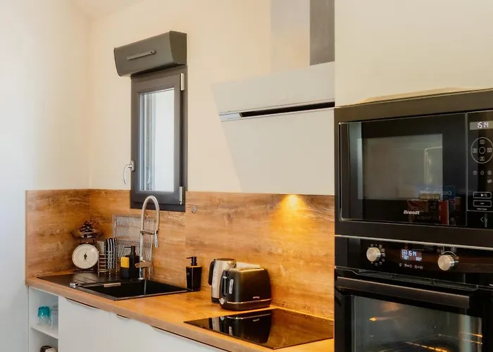 36 2 L Air Marin Penthouse Clim Free Park Ecran Géant Netflix Accès Direct Autoroute Et Сasa de vacaciones Narbona